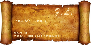 Fucskó Laura névjegykártya
